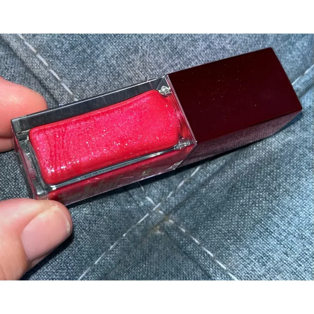 NEW! Clarins Lip Comfort Oil Shimmer, 0.2 oz #05 Pretty in Pink